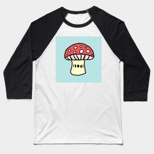 Moon Phases Mushroom Baseball T-Shirt